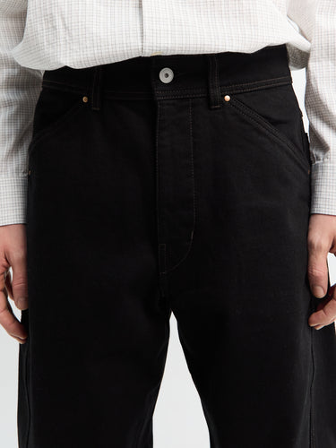 Lemaire - Twisted Workwear Pants in Black