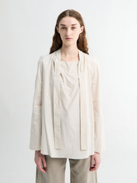 Lemaire - Ascot Blouse in Light Cream