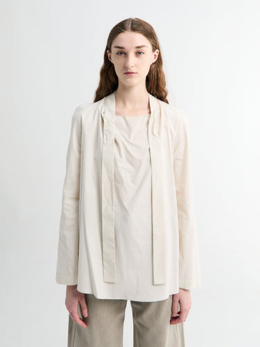 Lemaire - Ascot Blouse in Light Cream
