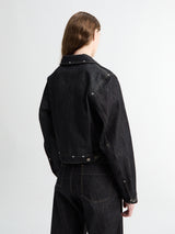 Lemaire - Cropped Blouson With Studs in Slate