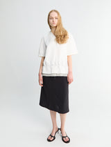 Lemaire - Zipped Skirt in Onyx