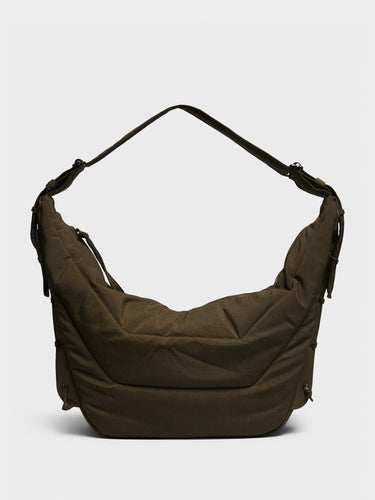 Lemaire - Large Soft Game Bag in Dark Tobacco