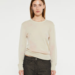 Seamless Sweater in Cream
