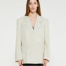 Lemaire - Belted Light Tailored Jacket in Light Grey