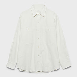 Welt Pocket Shirt in White