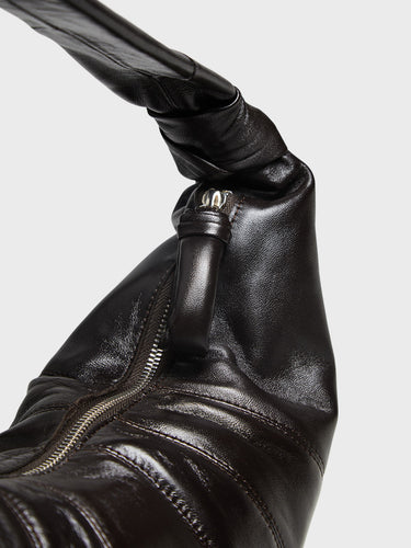 Lemaire - Fortune Croissant Bag in Dark Chocolate
