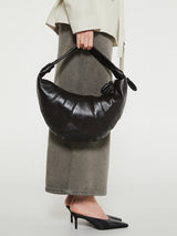 Lemaire - Fortune Croissant Bag in Dark Chocolate
