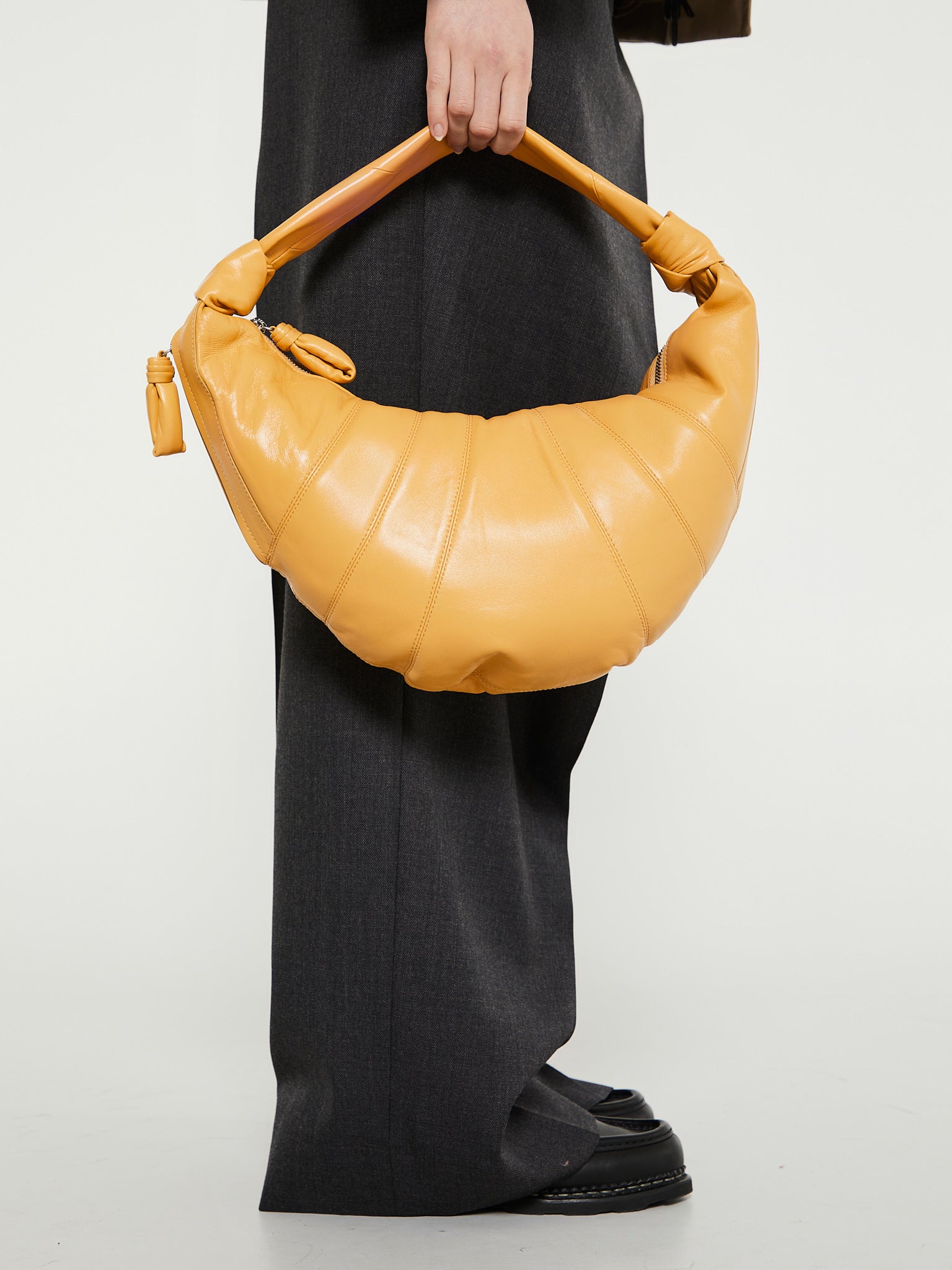 Fortune Croissant Bag in Yellow