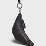 Lemaire - Croissant Coin Purse Necklace in Dark Chocolate