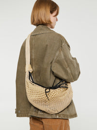 Lemaire - Croissant Filt Bag in Light Beige