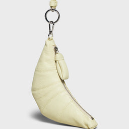Lemaire - Croissant Coin Purse Necklace in Dusty Yellow