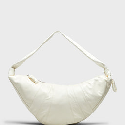 Lemaire - Large Croissant Bag in White