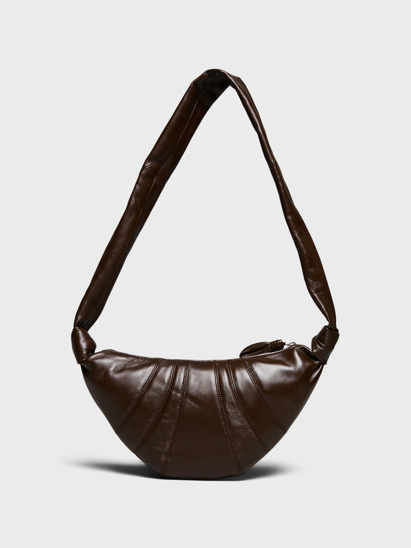 Lemaire Large Croissant Bag — Roasted Pecan