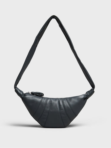 Lemaire - Small Croissant Bag in Asphalt
