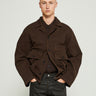 Lemaire - Boxy Jacket in Espresso