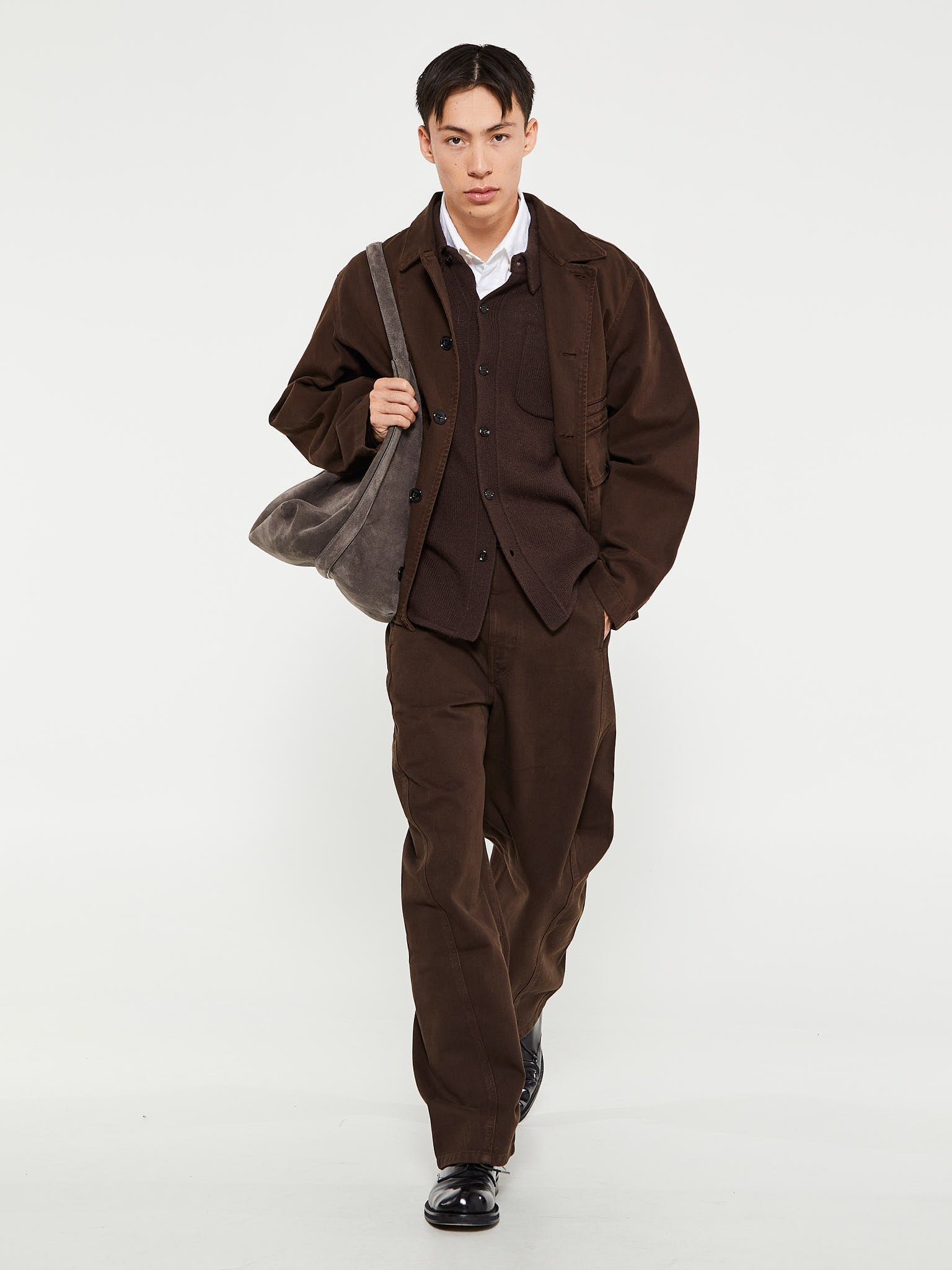 Dries Van Noten - Mullins Shirt in Dark Brown