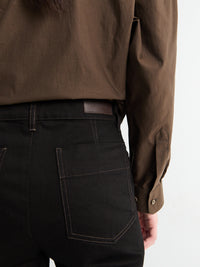 Lemaire - Five Pockets Twisted Pants in Black