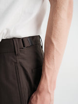 Lemaire - Single Pleat Tailored Pants in Moss