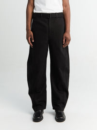 Lemaire - Twisted Belted Pants in Black