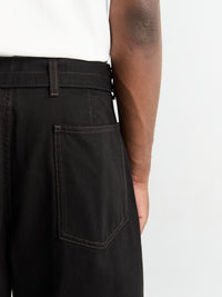 Lemaire - Twisted Belted Pants in Black