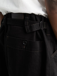 Lemaire - Maxi Workwear Pants in Black