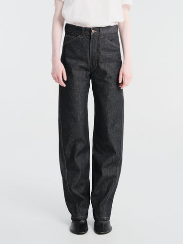 Lemaire - Five Pockets Twisted Pants in Slate