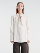 Lemaire - Ascot Blouse in Light Cream