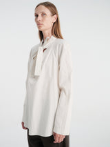Lemaire - Ascot Blouse in Light Cream