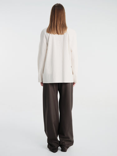 Lemaire - Ascot Blouse in Light Cream