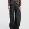 Lemaire - High Waisted Curved Pants in Slate