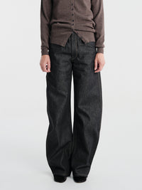 Lemaire - High Waisted Curved Pants in Slate