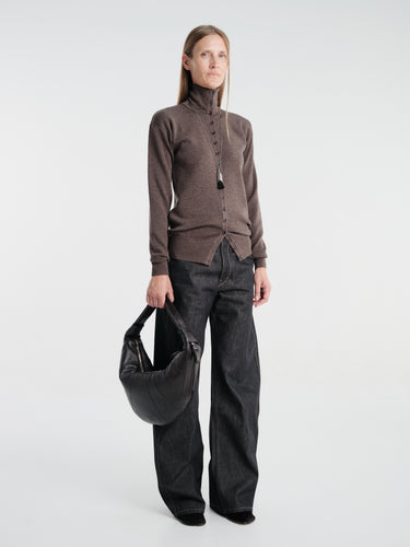 Lemaire - High Waisted Curved Pants in Slate
