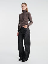 Lemaire - High Waisted Curved Pants in Slate