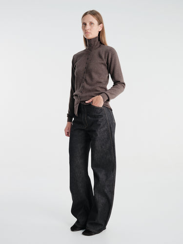 Lemaire - High Waisted Curved Pants in Slate