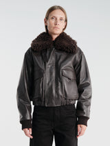 Lemaire - Pilot Blouson Jacket in Ebony