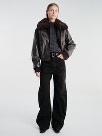 Lemaire - Pilot Blouson Jacket in Ebony