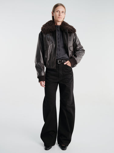 Lemaire - Pilot Blouson Jacket in Ebony