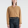 Lemaire - V-Neck Sweater in Cumin