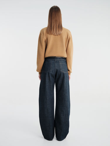 Lemaire - V-Neck Sweater in Cumin