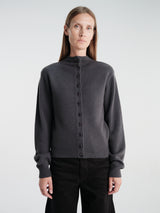 Lemaire - Reversible Buttoned Sweater in Stone