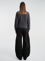 Lemaire - Reversible Buttoned Sweater in Stone