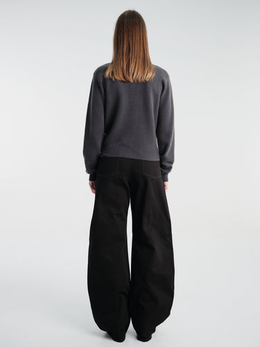 Lemaire - Reversible Buttoned Sweater in Stone