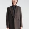 Lemaire - Double Breasted Tailored Jacket in Moss