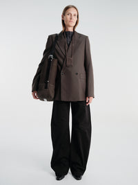 Lemaire - Double Breasted Tailored Jacket in Moss