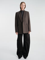Lemaire - Double Breasted Tailored Jacket in Moss
