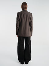 Lemaire - Double Breasted Tailored Jacket in Moss