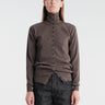 Lemaire - Buttoned Top in Ecorce Melange