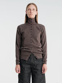 Lemaire - Buttoned Top in Ecorce Melange