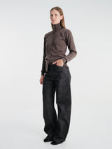 Lemaire - Buttoned Top in Ecorce Melange