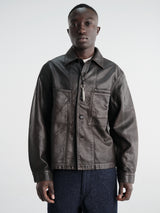 Lemaire - Workwear Overshirt in Licorice
